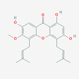 molecular formula C24H26O6 B1235189 Cratoxyarborenone E 