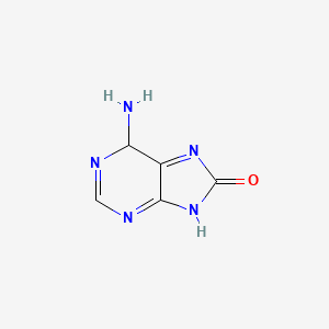 molecular formula C5H5N5O B12351962 6-Amino-6,9-dihydropurin-8-one 