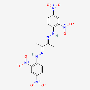 molecular formula C16H14N8O8 B12351970 Bis[(2,4-dinitrophenyl)hydrazone] 2,3-Butanedion 