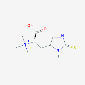 (2S)-3-(2-sulfanylidene-1,5-dihydroimidazol-5-yl)-2-(trimethylazaniumyl)propanoate