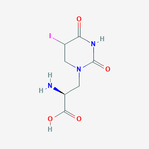 molecular formula C7H10IN3O4 B12351995 (S)-5-Iodowillardiine; 5-(S)-Iodowillardiine 