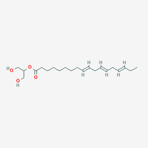 molecular formula C21H36O4 B1235200 1,3-二羟基丙烷-2-基 (9E,12E,15E)-十八-9,12,15-三烯酸酯 