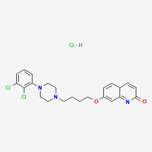 7-[4-[4-(2,3-dichlorophenyl)piperazin-1-yl]butoxy]-4aH-quinolin-2-one;hydrochloride