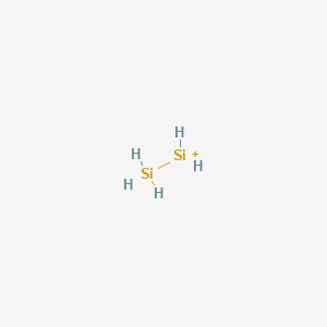 molecular formula H5Si2+ B1235207 Disilanylium 
