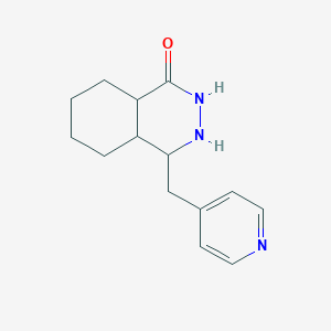 4-(pyridin-4-ylmethyl)-3,4,4a,5,6,7,8,8a-octahydro-2H-phthalazin-1-one