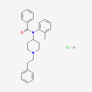 N-(1-phenethylpiperidin-4-yl)-N-(o-tolyl)benzamide,monohydrochloride