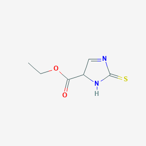 Ethyl 2-sulfanylidene-3,4-dihydroimidazole-4-carboxylate