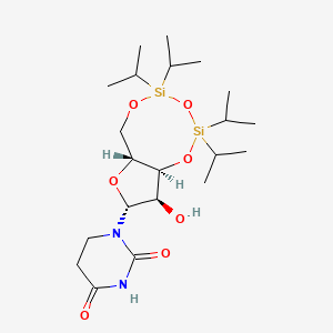 1-[(6aR,8R,9R,9aS)-9-hydroxy-2,2,4,4-tetra(propan-2-yl)-6a,8,9,9a-tetrahydro-6H-furo[3,2-f][1,3,5,2,4]trioxadisilocin-8-yl]-1,3-diazinane-2,4-dione