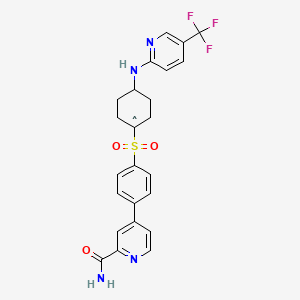 molecular formula C24H22F3N4O3S B12352244 CID 156588662 