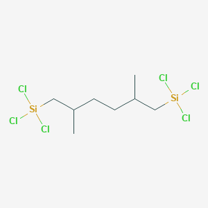 (2,5-Dimethylhexane-1,6-diyl)bis(trichlorosilane)