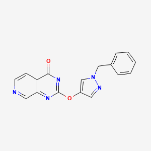 2-(1-benzylpyrazol-4-yl)oxy-4aH-pyrido[3,4-d]pyrimidin-4-one