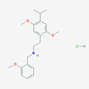 molecular formula C21H30ClNO3 B12352322 25iP-NBOMe Hydrochloride 