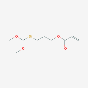 molecular formula C9H16O4Si B12352352 2-Propenoic acid, 3-(dimethoxymethylsilyl)propyl ester 