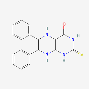 6,7-diphenyl-2-sulfanylidene-4a,5,6,7,8,8a-hexahydro-1H-pteridin-4-one