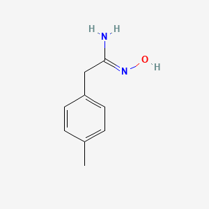 molecular formula C9H12N2O B12352432 (Z)-N'-Hydroxy-2-(p-tolyl)acetimidamide 