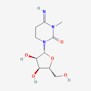 1-[(2R,3R,4S,5R)-3,4-dihydroxy-5-(hydroxymethyl)oxolan-2-yl]-4-imino-3-methyl-1,3-diazinan-2-one