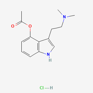 3-[2-(dimethylamino)ethyl]-1H-indol-4-ol-4-acetate,monohydrochloride