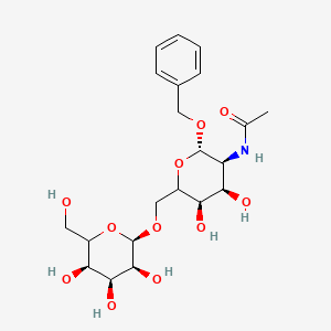 N-[(2S,3S,4R,5R)-4,5-dihydroxy-2-phenylmethoxy-6-[[(2R,3S,4S,5R)-3,4,5-trihydroxy-6-(hydroxymethyl)oxan-2-yl]oxymethyl]oxan-3-yl]acetamide