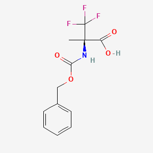 Alanine, 3,3,3-trifluoro-2-methyl-N-[(phenylmethoxy)carbonyl]-