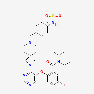 molecular formula C32H45FN6O4S B12352523 CID 156588585 