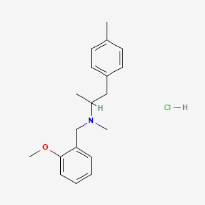 N-(2-methoxybenzyl)-N-methyl-1-(p-tolyl)propan-2-amine,monohydrochloride