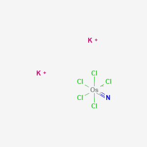 molecular formula Cl5K2NOs B1235260 Potassium pentachloro(nitrido)osmate(2-) 