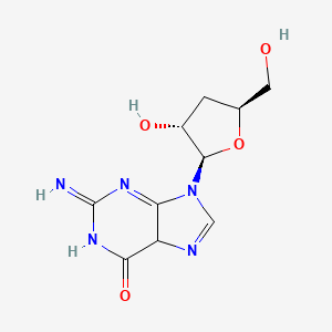 9-[(2R,3R,5S)-3-hydroxy-5-(hydroxymethyl)oxolan-2-yl]-2-imino-5H-purin-6-one