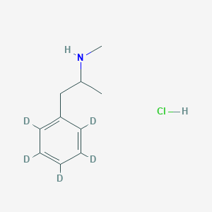 molecular formula C10H16ClN B12352667 (+/-)-Methamphetamine-d5 hydrochloride CAS No. 2747917-87-7