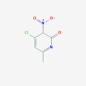 4-chloro-6-methyl-3-nitro-3H-pyridin-2-one