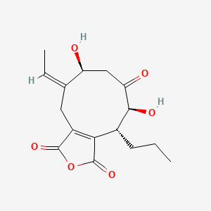 molecular formula C16H20O6 B1235271 14-Dihydroxycornestin 