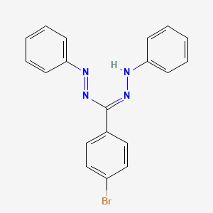 molecular formula C19H15BrN4 B12352752 (NE,Z)-4-Bromo-N'-(phenylamino)-N-(phenylimino)benzene-1-carboximidamide 