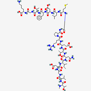 molecular formula C84H137N23O29S B12352784 Me-DL-xiThr-DL-Val-Gly-DL-Asp-DL-xiIle-DL-Asn-DL-xiThr-DL-Glu-DL-Arg-DL-Pro-Gly-DL-Met-DL-Leu-DL-Asp-DL-Phe-DL-xiThr-Gly-DL-Lys-OH 