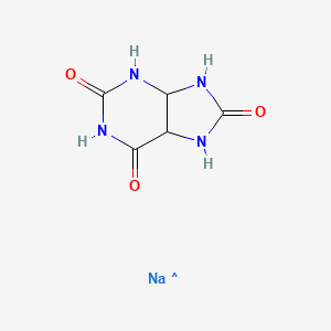 molecular formula C5H6N4NaO3 B12352788 CID 45055469 