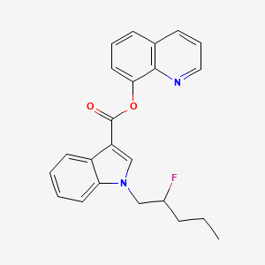 molecular formula C23H21FN2O2 B12352794 quinolin-8-yl1-(2-fluoropentyl)-1H-indole-3-carboxylate CAS No. 2365471-10-7