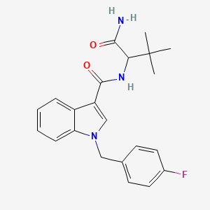 N-(1-amino-3,3-dimethyl-1-oxobutan-2-yl)-1-(4-fluorobenzyl)-1h-indole-3-carboxamide