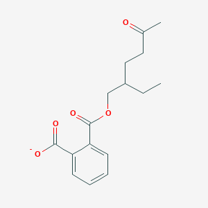 molecular formula C16H19O5- B12352883 1,2-Benzenedicarboxylicacid, 1-(2-ethyl-5-oxohexyl) ester 