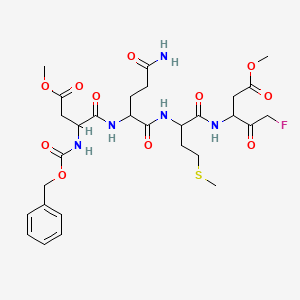 molecular formula C29H40FN5O11S B12352889 Z-Asp(OMe)-Gln-Met-DL-Asp(OMe)-fluoromethylketone 