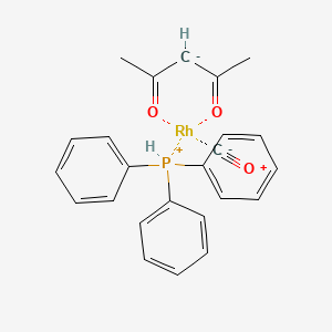 molecular formula C24H23O3PRh B12352896 AcetylacetonatocarbonylTriphenylphosphineRhodium(I) 