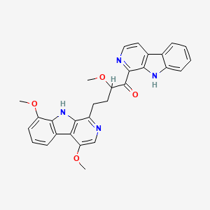 molecular formula C29H26N4O4 B1235293 Picrasidine C 