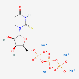 tetrasodium;[[[(2R,3S,4R,5R)-3,4-dihydroxy-5-(4-oxo-2-sulfanylidene-1,3-diazinan-1-yl)oxolan-2-yl]methoxy-oxidophosphoryl]oxy-oxidophosphoryl] phosphate