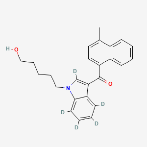 (1-(5-hydroxypentyl)-1H-indol-3-yl)(4-methylnaphthalen-1-yl)-methanone-2,4,5,6,7-d5