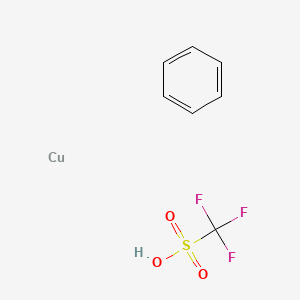 benzene;copper;trifluoromethanesulfonic acid