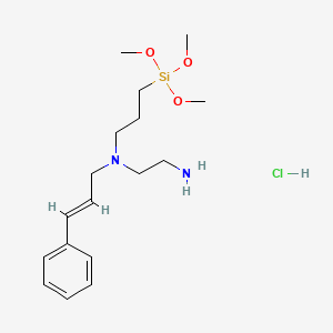 molecular formula C17H31ClN2O3Si B12353160 N1-cinnamyl-N1-(3-(trimethoxysilyl)propyl)ethane-1,2-diamine hydrochloride 