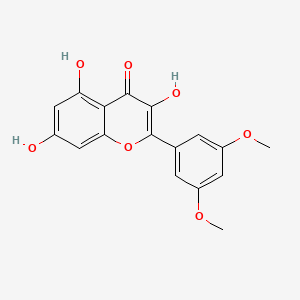 molecular formula C17H14O7 B1235327 Morelosin CAS No. 62008-19-9