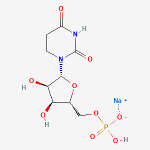 molecular formula C9H14N2NaO9P B12353283 P-hUra-Ribf.Na+ 