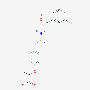 Methyl[4-(2-{[2-(3-chlorophenyl)-2-hydroxyethyl]amino}propyl)phenoxy]acetate