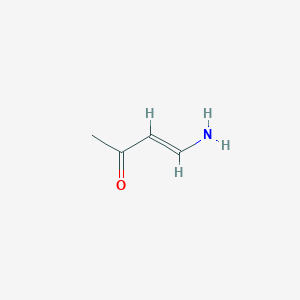 molecular formula C4H7NO B12353415 4-Aminobut-3-en-2-one 