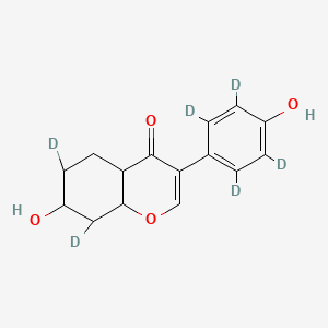 6,8-Dideuterio-7-hydroxy-3-(2,3,5,6-tetradeuterio-4-hydroxyphenyl)-4a,5,6,7,8,8a-hexahydrochromen-4-one