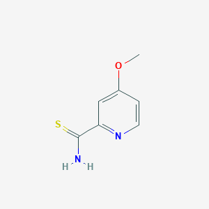 molecular formula C7H8N2OS B12353438 4-Methoxypyridine-2-carbothioamide CAS No. 1256809-29-6