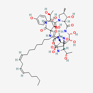 molecular formula C52H81N7O16 B1235344 抗生素 SL 7810F 